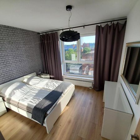 City Center Apartment Bastion Walowa Gdansk Bagian luar foto