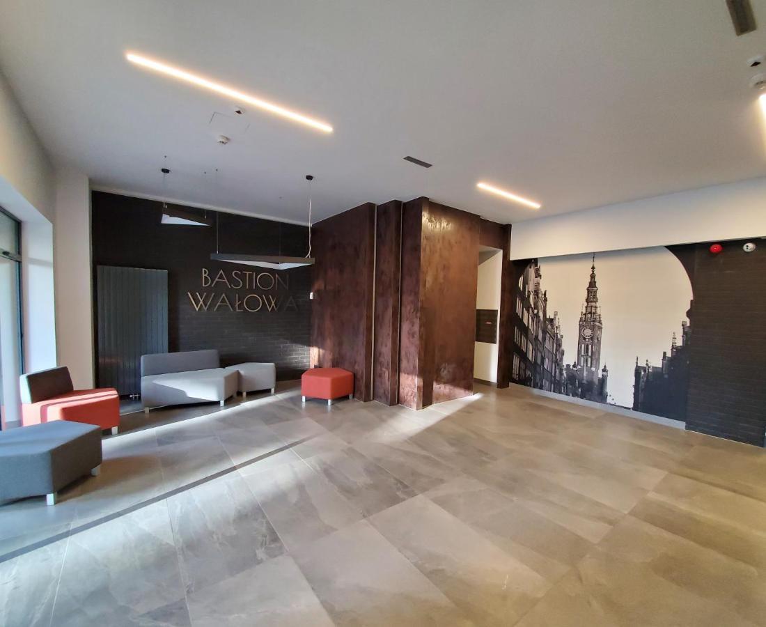 City Center Apartment Bastion Walowa Gdansk Bagian luar foto