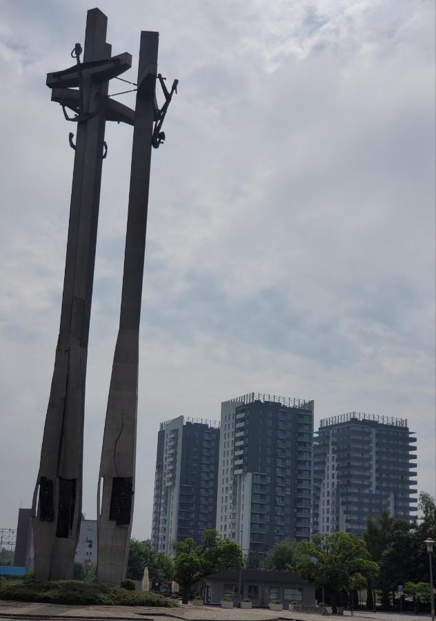 City Center Apartment Bastion Walowa Gdansk Bagian luar foto