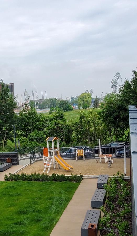 City Center Apartment Bastion Walowa Gdansk Bagian luar foto